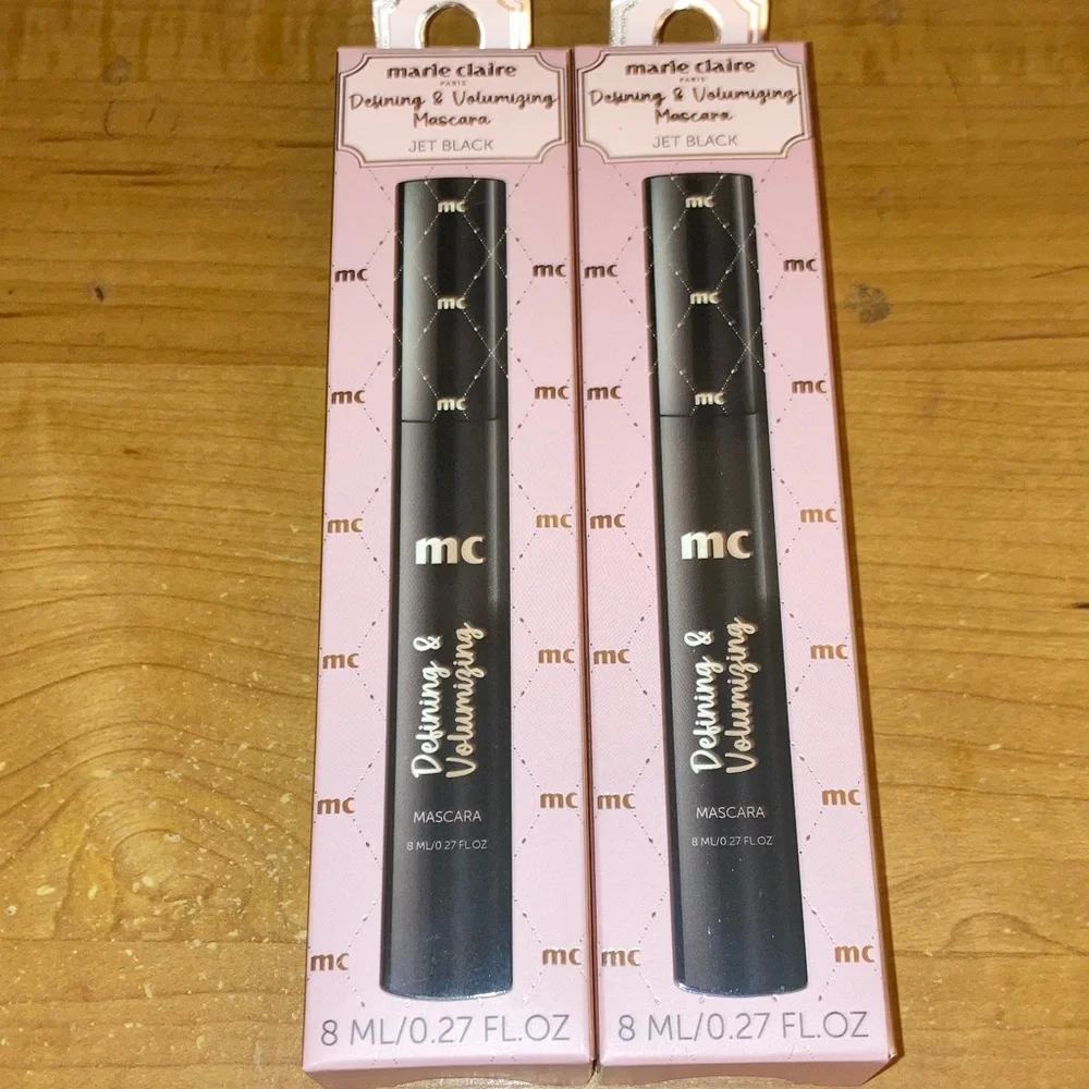 Marie Claire Jet Black Defining & Volumizing Mascara bundle of 2